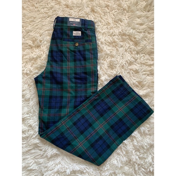 VINEYARDS VINES HOLIDAY PLAID BREAKER PANT - Picture 2 of 5
